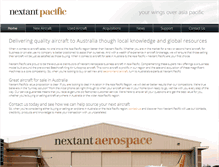 Tablet Screenshot of nextantpacific.com